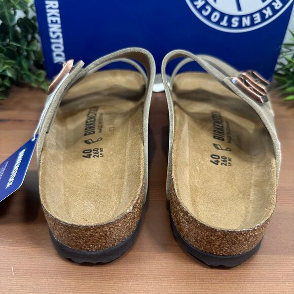 Birkenstock Arizona Oiled Leather Sandals Size 40 US W9/M7 0352201 - Picture 5 of 10
